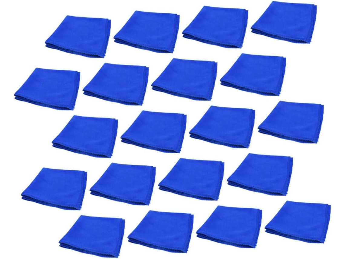 50 Paños De Microfibra Para Coche, Sin Pelusa, Ultra Absorbentes, Para Secado Y Pulido.