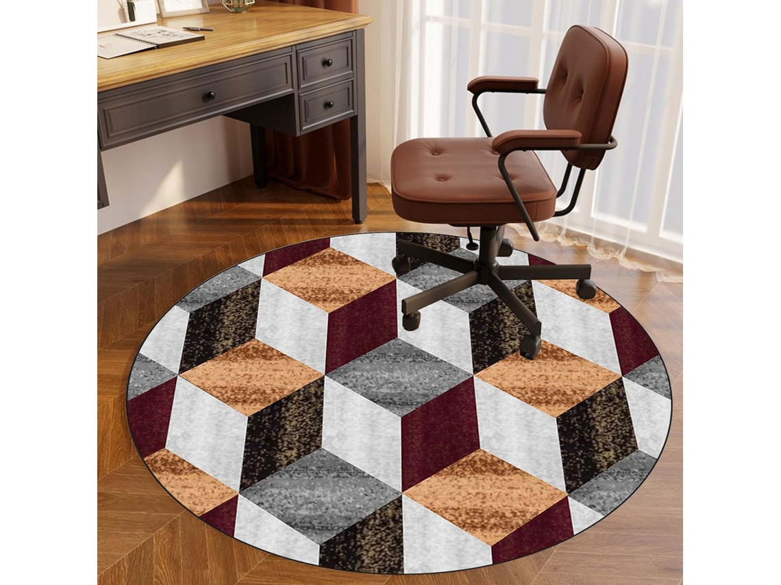 Protector de alfombrilla para silla de oficina, alfombrilla de madera para silla de juegos, alfombrilla para silla giratoria, madera