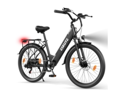 Bicicleta eléctrica urbana Eskute C100 Plus, ruedas de 26 pulgadas, motor de 250 W, batería de 36 V y 13 Ah.