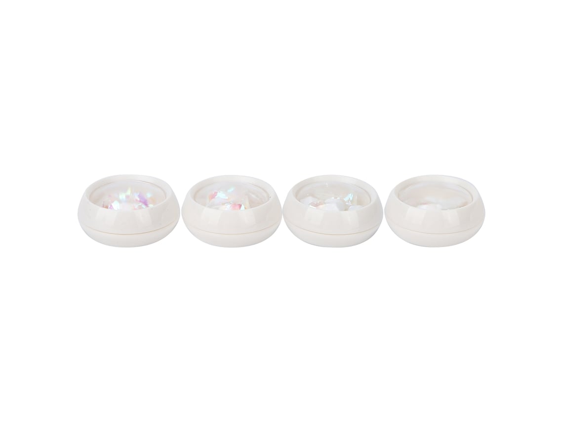 Rebe - 4 cajas de purpurina y diamantes de imitación para decoración de uñas DIY