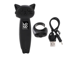 Anillo De Control Remoto Bluetooth Con Desplazamiento Inteligente, Carga Rápida Y Puerto Usb-c Para Teléfonos Móviles Y Tabletas - Negro