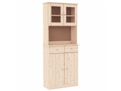 Maison Exclusive - Aparador Alto Alta Madera Maciza De Pino 77x35x188 Cm