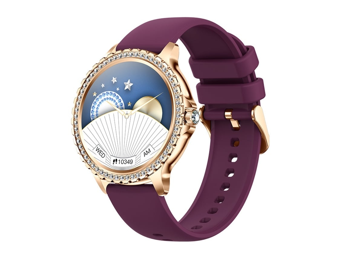 Reloj inteligente con Bluetooth, más de 20 modos deportivos, morado Chennnls