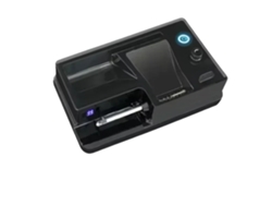Máquina expendedora automática de cigarrillos, acero inoxidable, diseño fácil de usar, color negro.