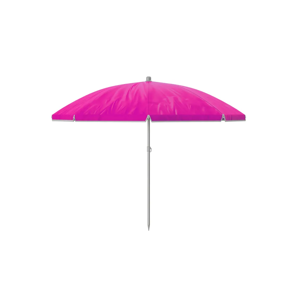 Sombrilla de playa rosa Marbueno de 240 cm con funda - Marbueno Summer