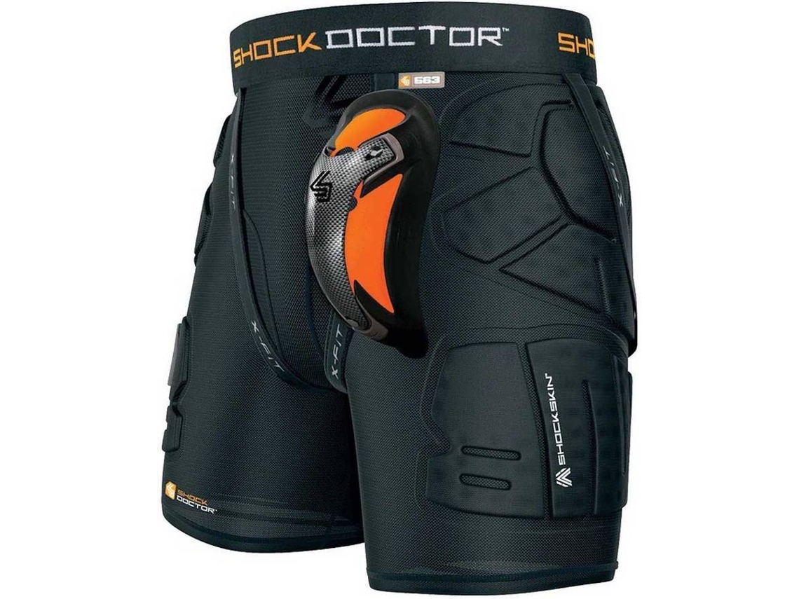 Protección Corporal SHOCK DOCTOR Ultra Pro Shockskin Relaxed Fit Impact Negro (XL)