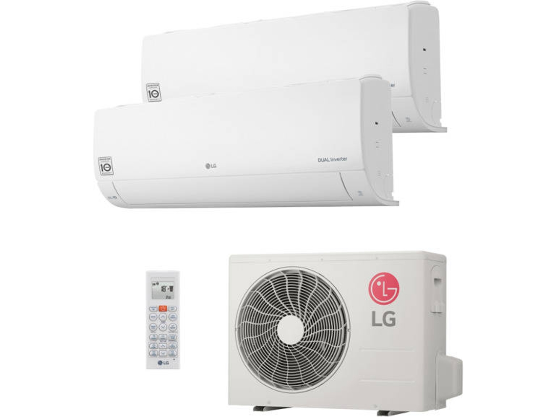 Aire Acondicionado LG 2X1MULTI99.SET (18+18 m² - 2151+2151 Frig/h - Blanco)