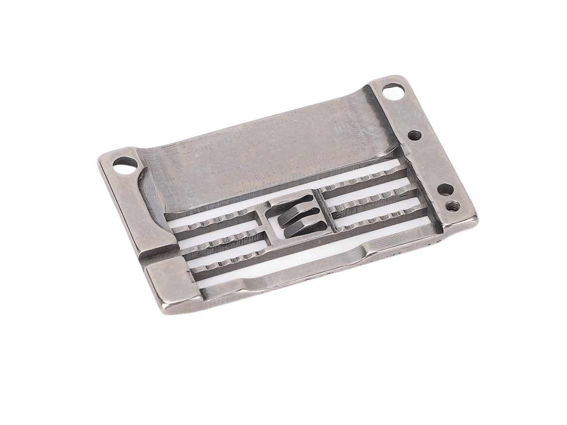Placa De Aguja De Acero Inoxidable Vg56311 Para Máquina De Coser Plana Vg888 787 De 3 Puntos Y 5 Hilos.