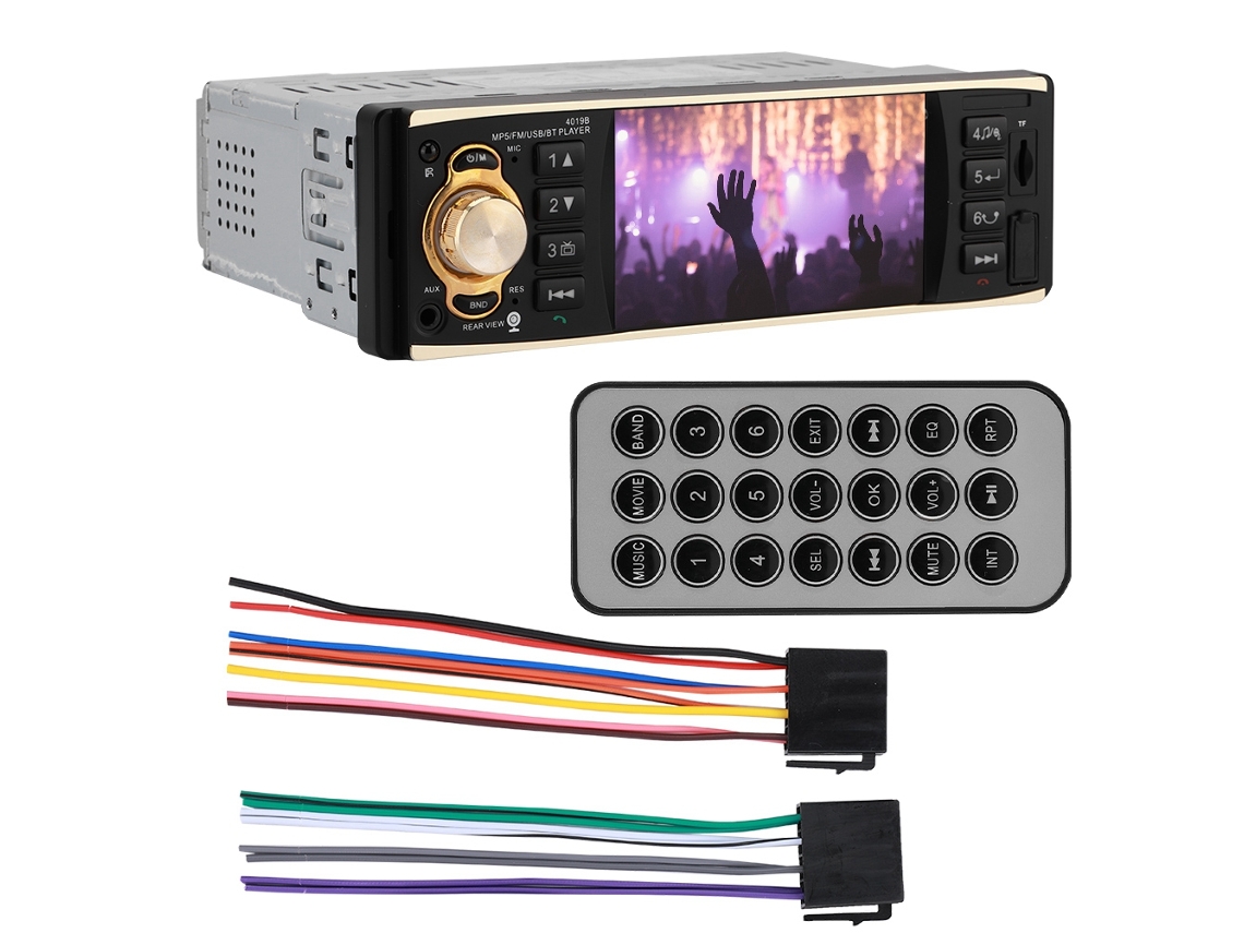 Radio de coche con Bluetooth y reproductor MP5
