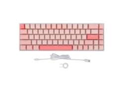 Teclado mecánico Baoj-2026, 68 teclas, interruptores rojos, retroiluminación RGB al 60%, con cable, para PC gaming, puerto USB.