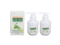 Crema de Reparación Post-solar con Aloe 2pcs 100g Hidrata, Nutre, Repara Quemaduras Solares, Piel, Manos, Piernas, Ligera