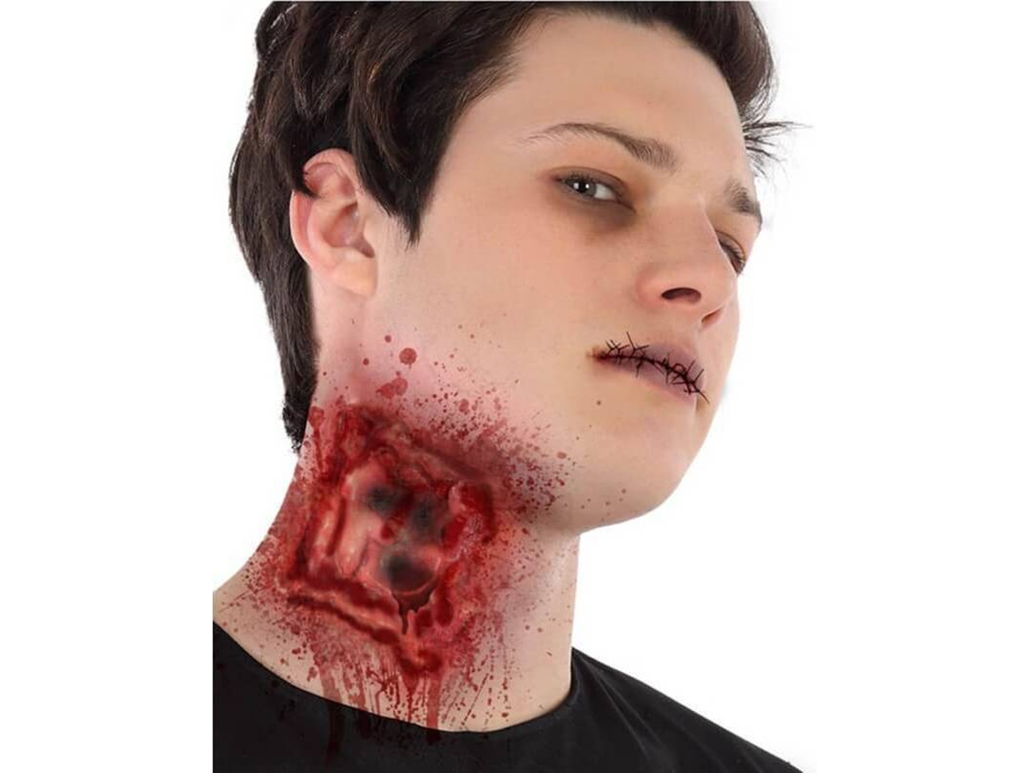Maquillaje DISFRAZZES FXs de Herida Zombie (24 cm - Halloween)