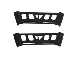 Portaequipajes lateral de 2 hebillas para acampar, nailon negro, portátil