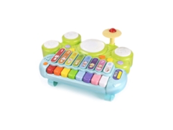 Instrumentos Musicales Para Bebés Set Multifunción Piano Tambor Xilófono Juguetes Educativos