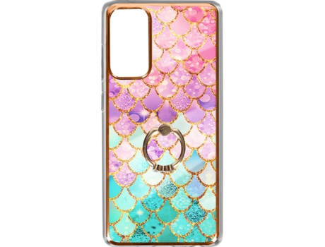 Carcasa Samsung Galaxy S20 FE AVIZAR TPU-IMD-MC-G780F Anillo Sujeción Multicolor