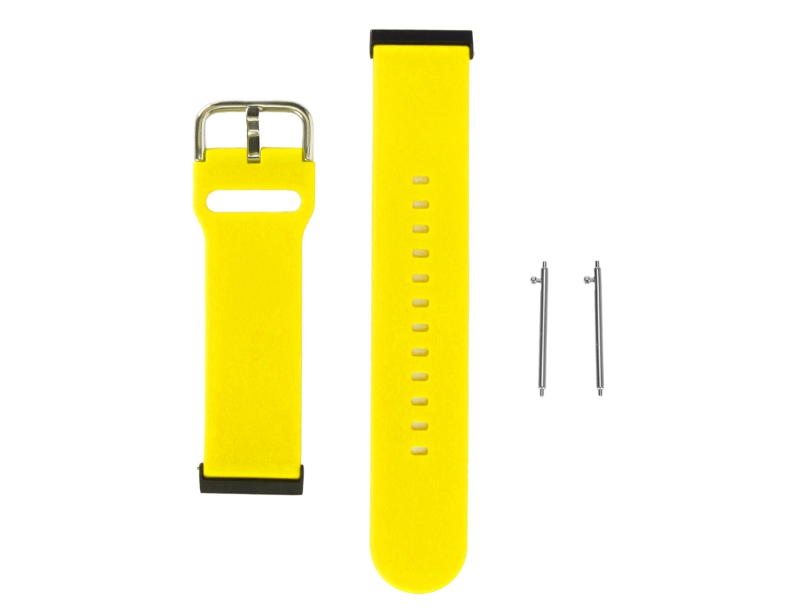 Correa De Silicona Para El Reloj Inteligente Suunto7 Spartan Hr Baro D5i (amarilla)