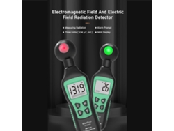 Medidor De Campos Electromagnéticos Digital Mastfuyi Fy8809 Con Linterna Y Alarma Sonora/visual.
