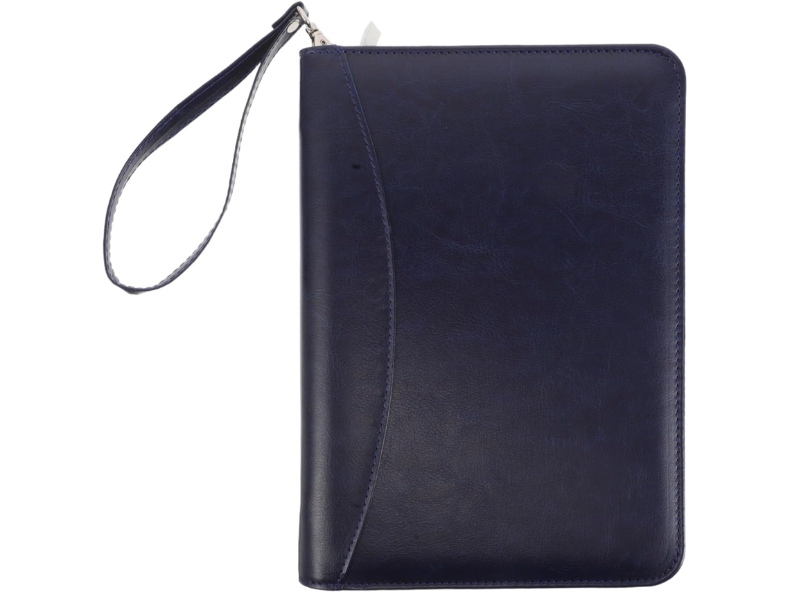Carpeta Portátil Recargable Con Cremallera Para La Organización Y Almacenamiento De Documentos.