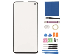 Kit De Reemplazo De Pantalla De Cristal Exterior Frontal Negra Para Samsung Galaxy S10 Serie G973