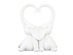 Estatua de elefante de resina (sin marca)