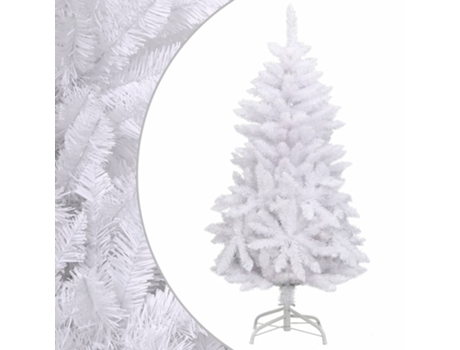 MAISON EXCLUSIVE - Árbol de Navidad artificial con bisagras y soporte blanco 120cm
