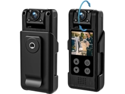 Mini Cámara Corporal 4k Full Hd Para Grabación Montada En El Cuerpo