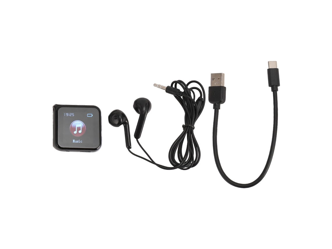 Grabadora De Voz Digital Activada Por Voz Con Reducción De Ruido Inteligente, 1536 Kbps, Pantalla De 1,5 Pulgadas, Reproductor Mp3 Portátil De 128 Gb