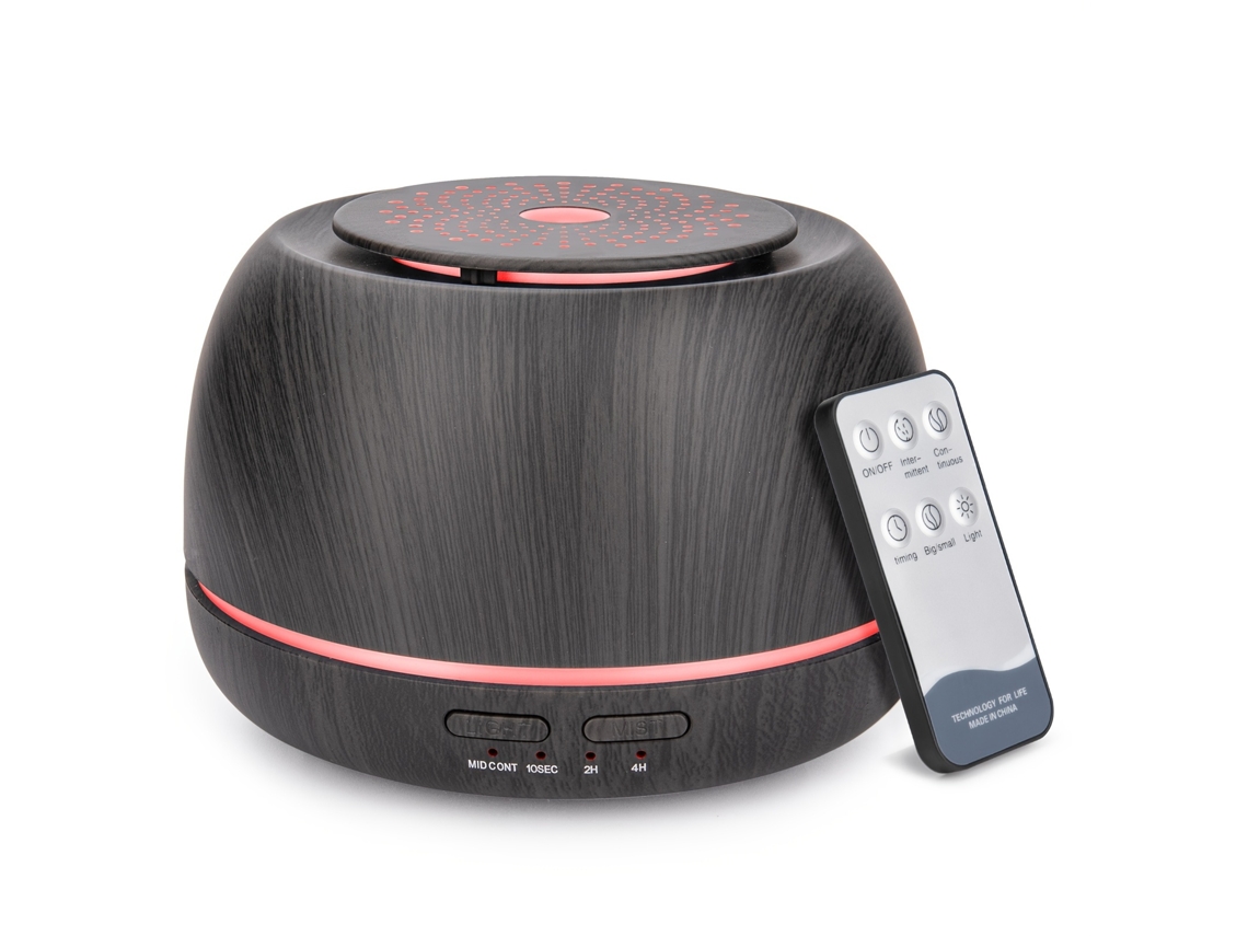 Humidificador de Névoa Fria de 300 Ml Difusor de Óleo Essencial de Aromaterapia com Luzes Coloridas de Led GERTIZ