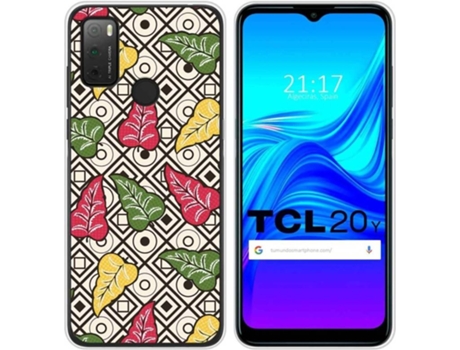 Carcasa TCL 20Y TUMUNDOSMARTPHONE Dibujos Transparente Flores 11 Multicolor