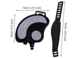 Rebe-1 Par de pedales de bicicleta con clips, jaulas y correas, pedales antideslizantes para bicicletas estáticas, bicicletas de spinning y bicicletas de montaña.