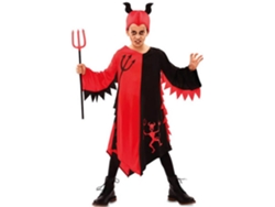 Disfraz Unisex DISFRAZZES Demonio Rojo Y Negro (Talla: 5 a 6 años)