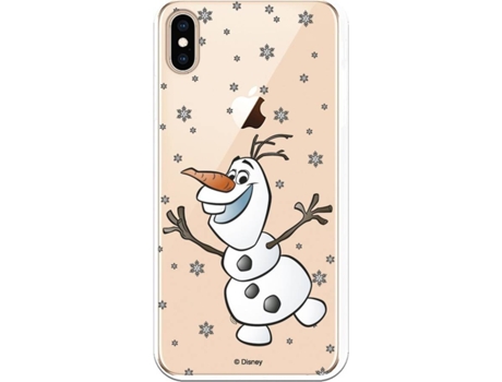 Funda Apple iPhone XS LA CASA DE LAS CARCASAS Olaf Frozen (Transparente)