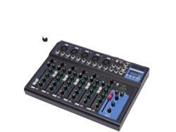 Consola de mezcla de sonido, entrada de 7 canales, compatibilidad inalámbrica, M Oem