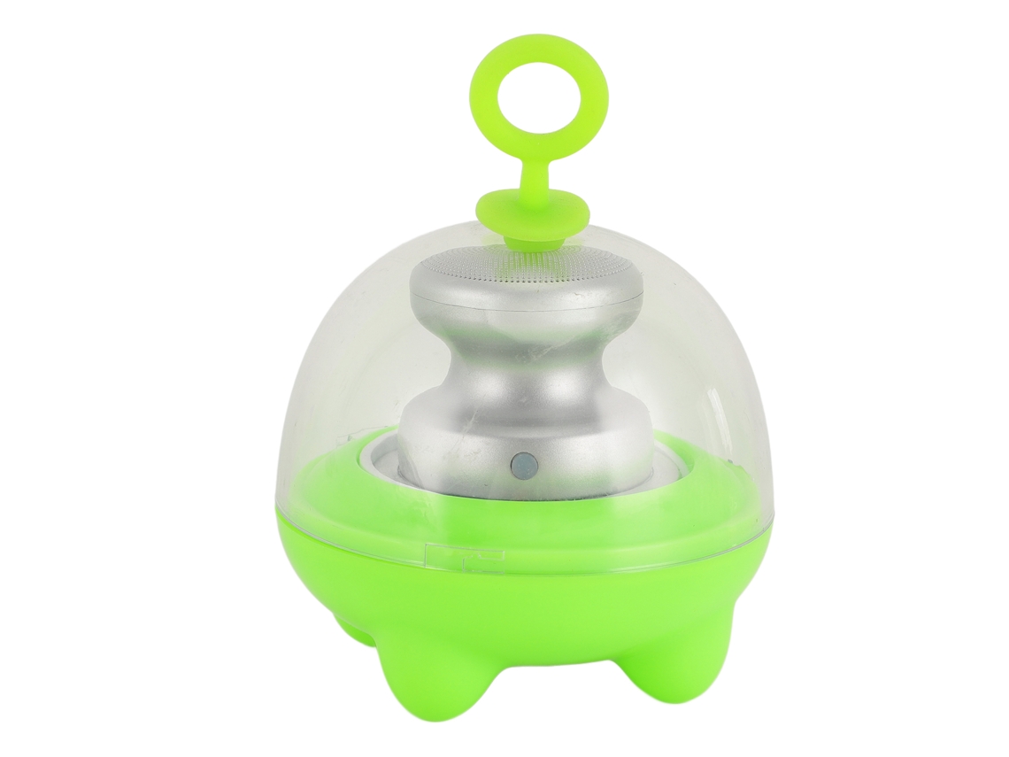 Mini Altavoz Portátil Con Base Magnética, Sonido Potente, Compacto, Resistente Al Agua, Color Plata.