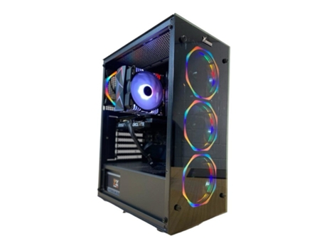 Desktop Gaming MINOTAUR i114F RX66 - Intel i5 11400F - DDR4 16GB - SSD 500GB - RX 6600 - Wifi - Windows 11 Pro AURES GAMING REVOLUTION