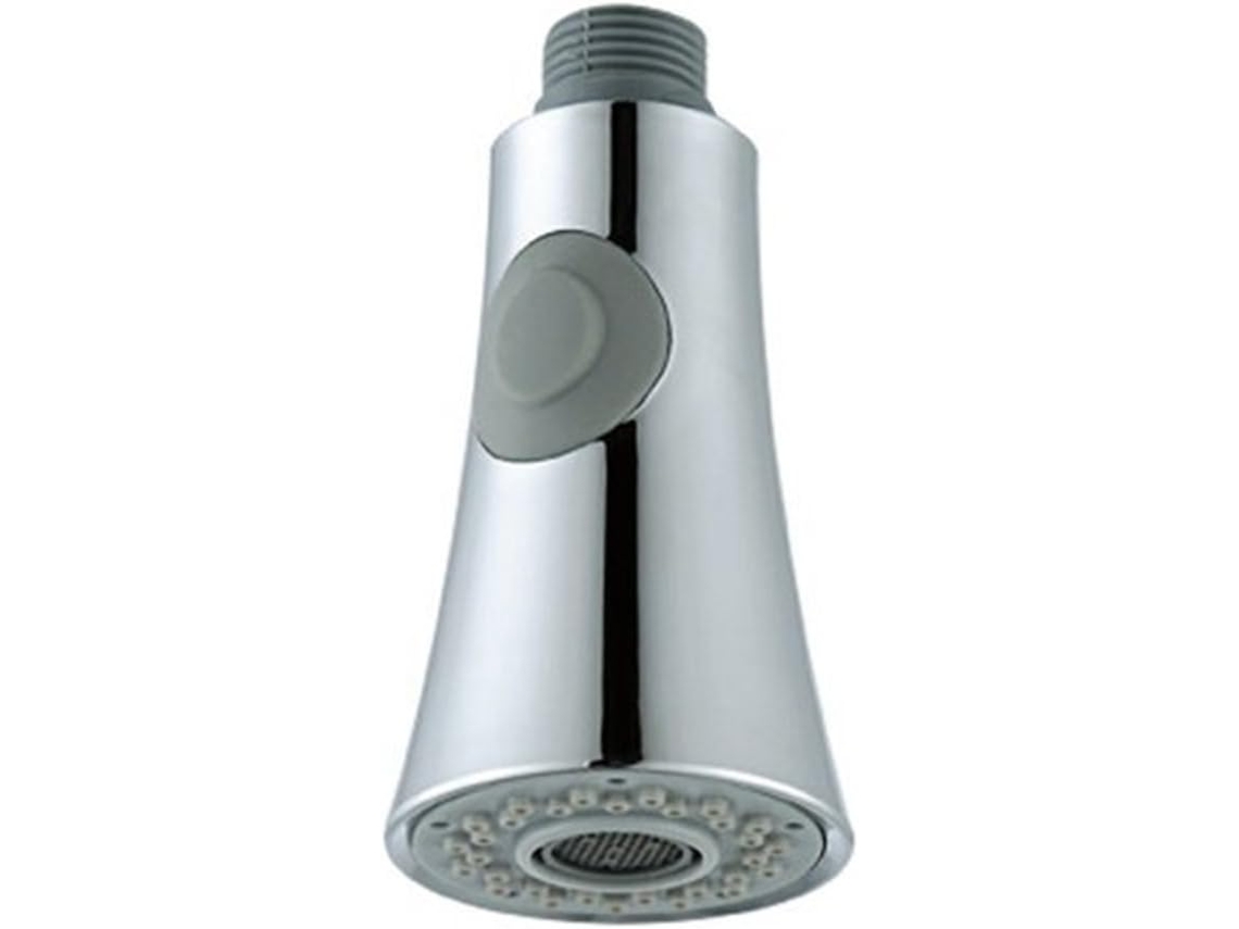 Cabezal rociador de grifo compacto para un reemplazo elegante y eficiente en la cocina, con acabado exterior de espejo galvanizado multicapa.