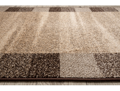 Alfombra de pasillo KARMEL Etna marco, arena - tuerca 120cm