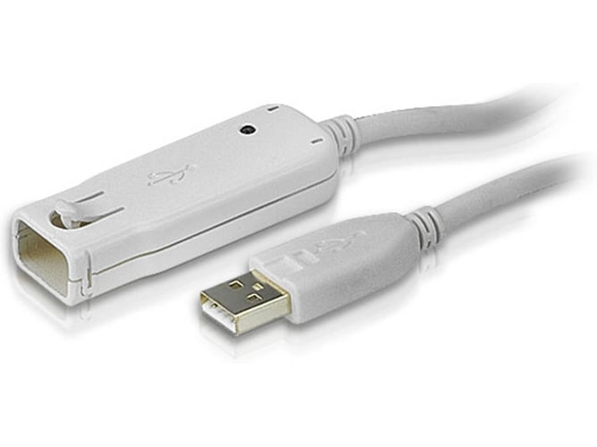 Cable USB ATEN USB A/USB A 12 m Macho/Hembra Blanco