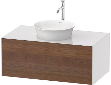 DURAVIT Tulip blanco, mueble de pared, ancho 1000 x fondo 550mm, con 1x extraíble, con tecnología tip-on, WT49760