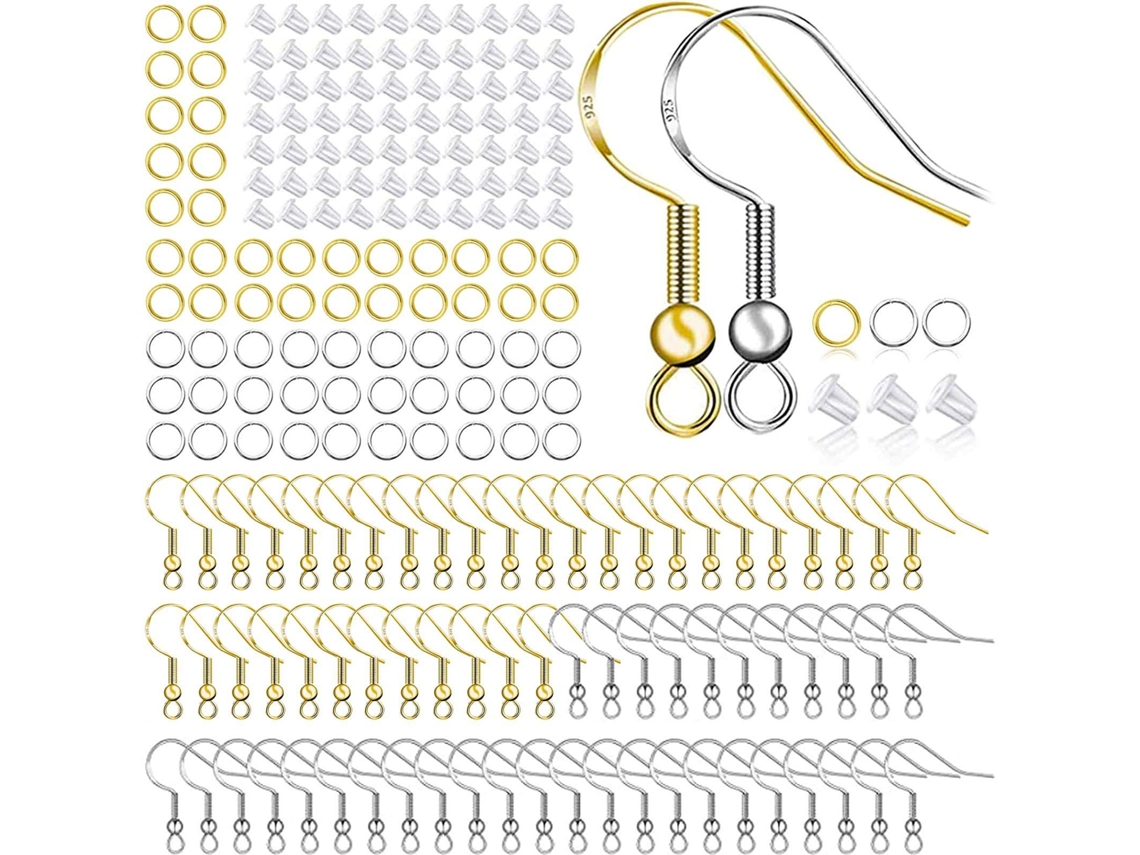 Pendientes 50 Piezas De Plata S925 Bañadas En Oro Y Plata. Chrui