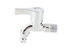 Grifo de agua fría y caliente de acero inoxidable para lavadora