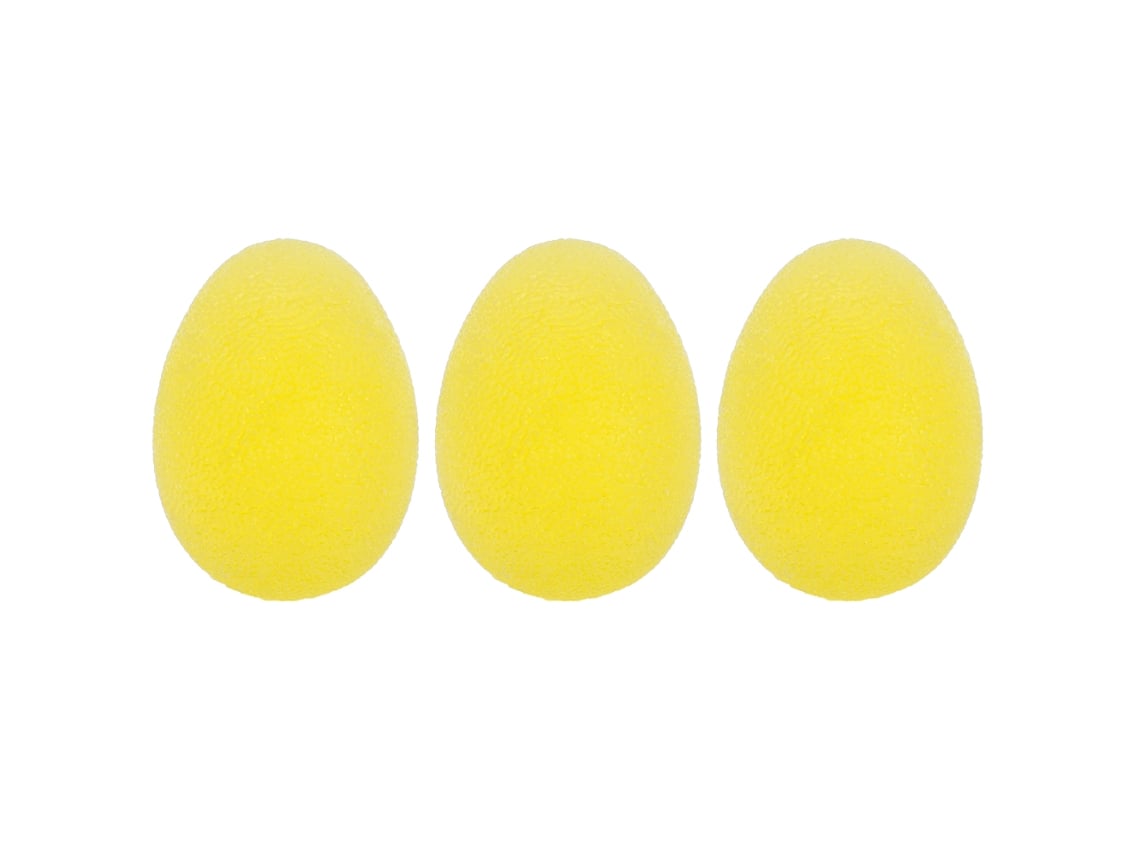 3 Pcs Bola De Aperto De Mão Tpe Macia Oval Para Reabilitação E Fortalecimento Manual