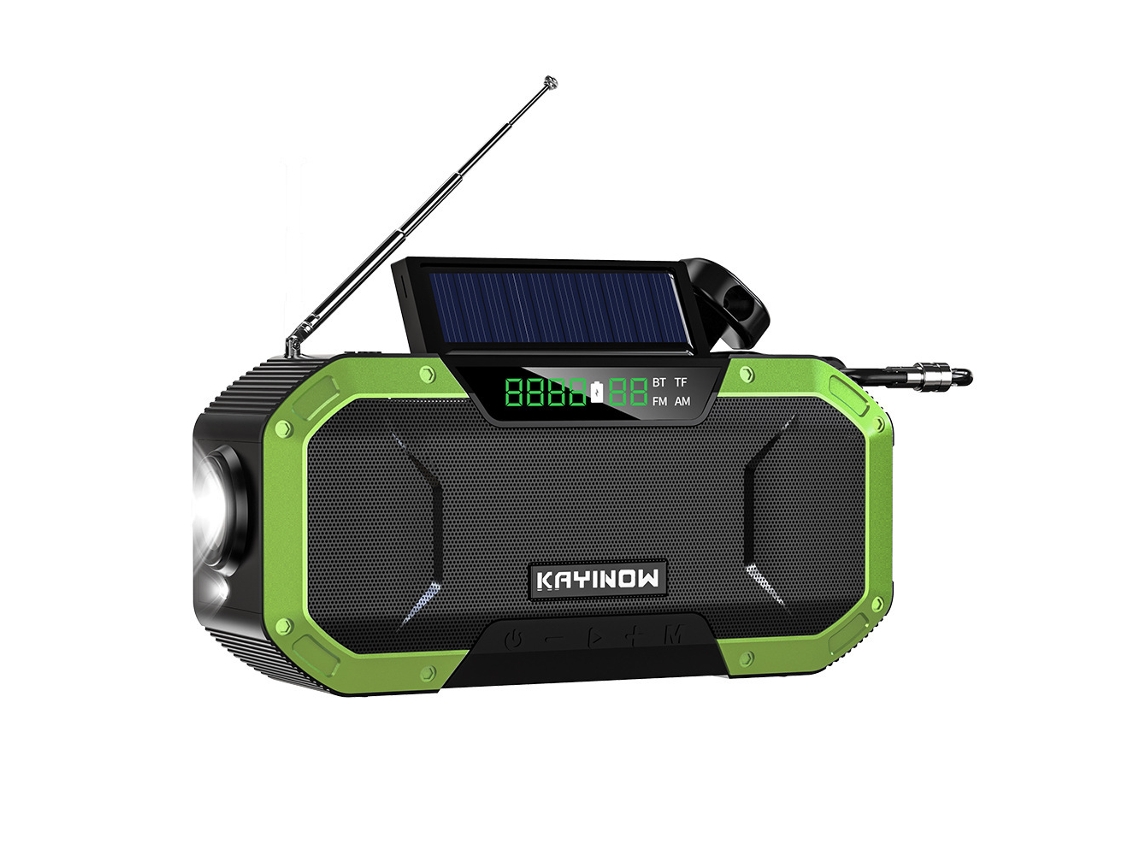 Radio de emergencia MDUG con cargador solar