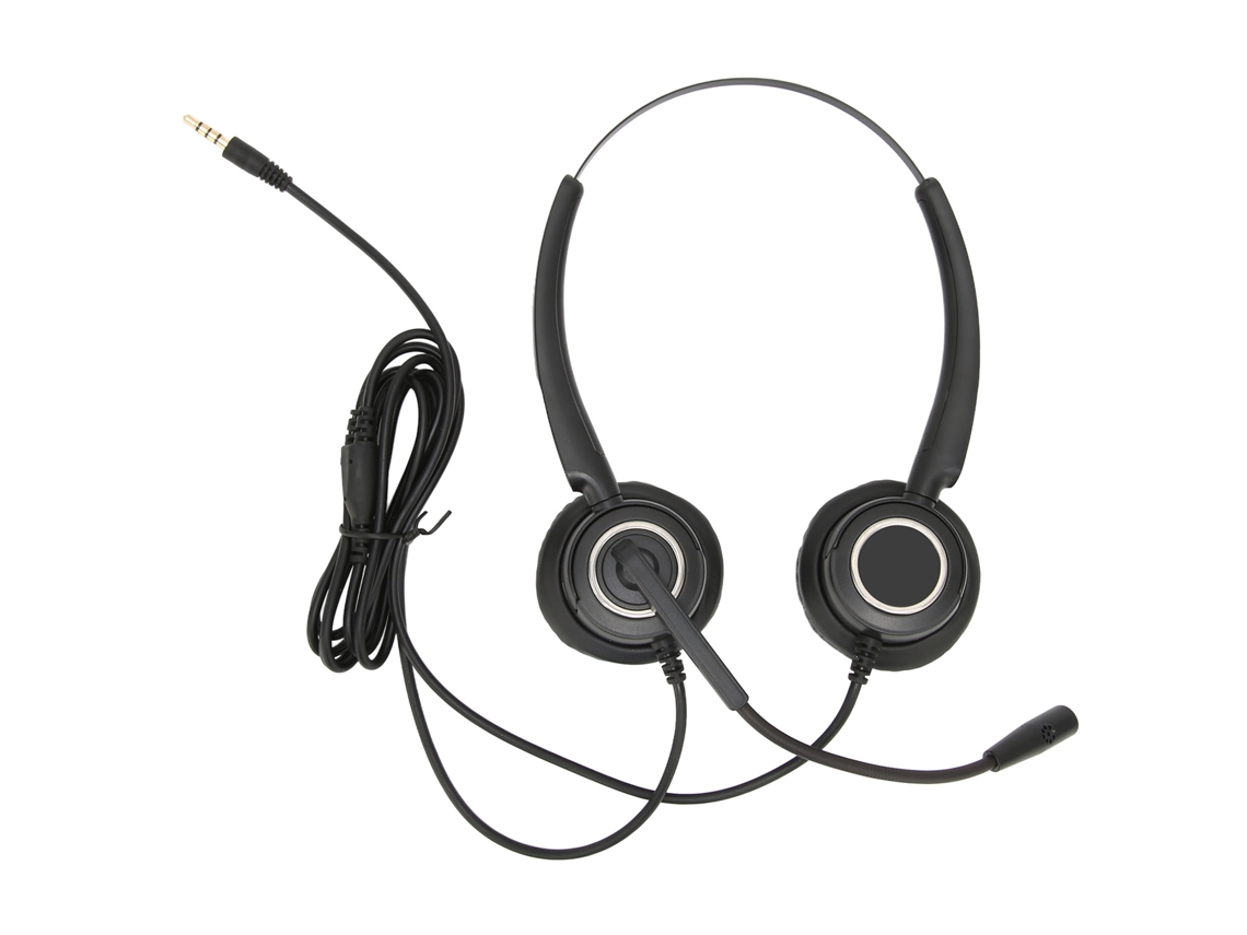 Auriculares Con Cancelación De Ruido Para Atención Al Cliente, Control Por Cable Usb, Oficina Y