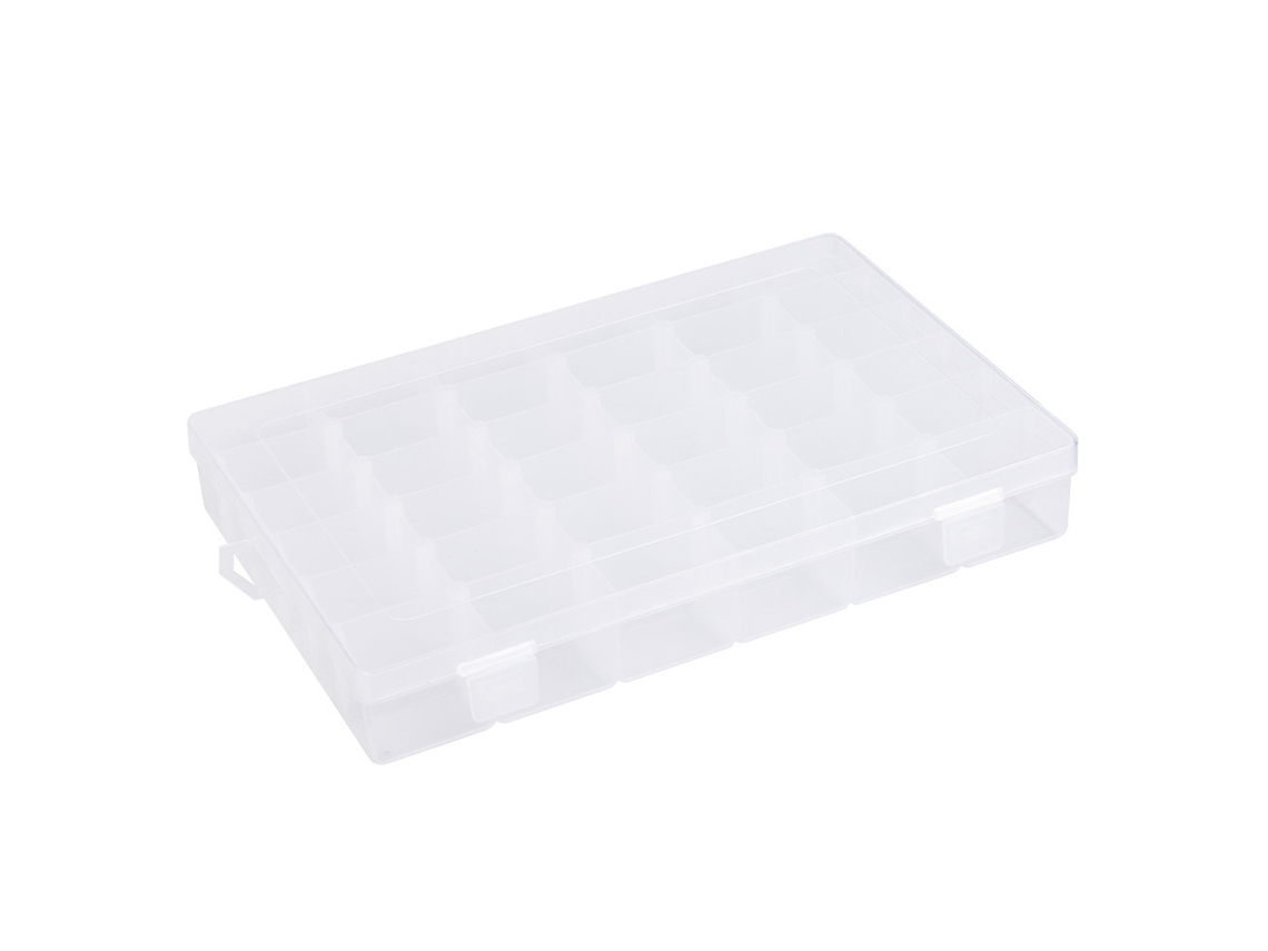 Caja De Almacenamiento De Pesca Con 36 Compartimentos Para Mosquitos, Anzuelos Y Señuelos Plásticos De Tamaño Mediano