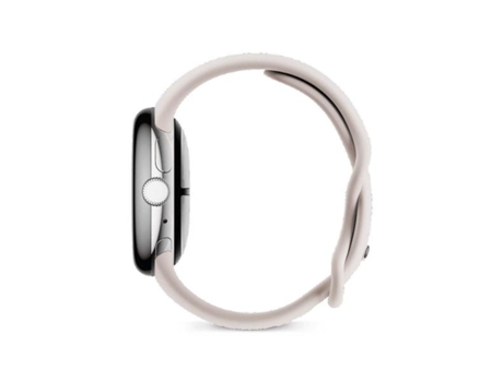 GOOGLE Pixel Watch 2 Smartwatch 41 Mm Wifi Plata Pulida y Correa Deportiva Blanca Porcelana