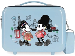 Neceser Abs Disney Mickey & Minnie Let´s Travel Azul Claro (21x29x15cm - 9l)