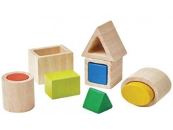 Juego Incorporado Figuras geometricas PLAN TOYS Madera