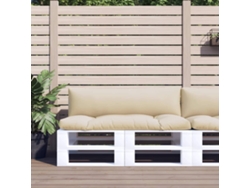 Cojines de palets, 2 unidades, tela beige HARLANV1