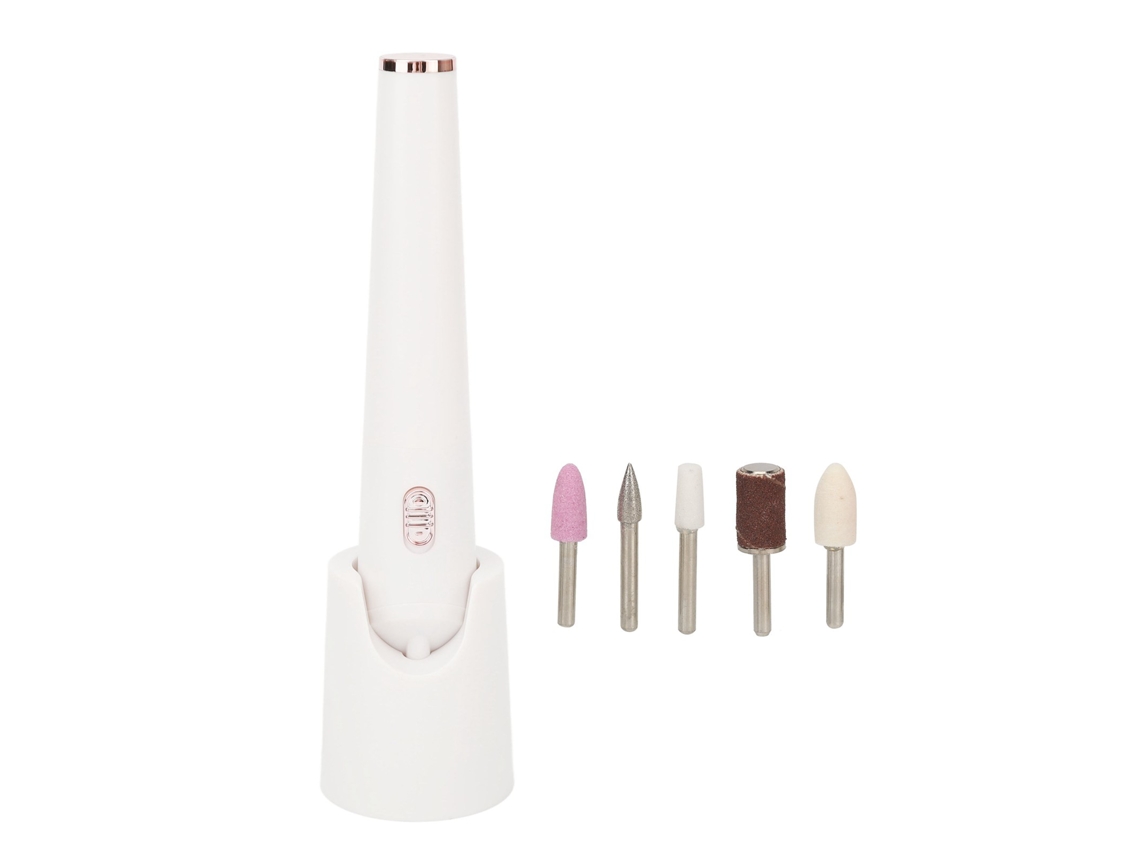 Máquina De Lixar Unhas Elétrica Portátil Sem Fio Com Luz Para Manicure E Remoção De Pele Morta